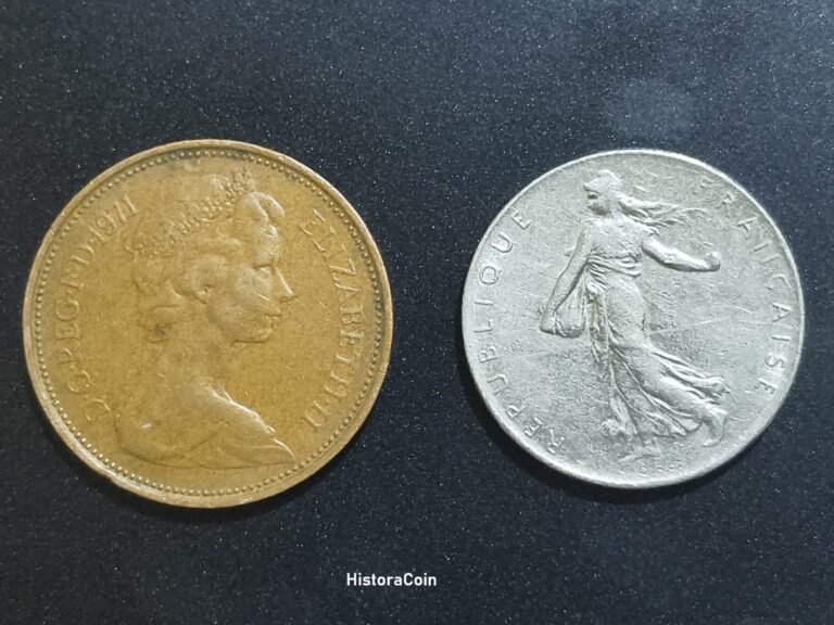 1971 2 New Pence vs ½ Franc Coin – A Tale of Two Nations2