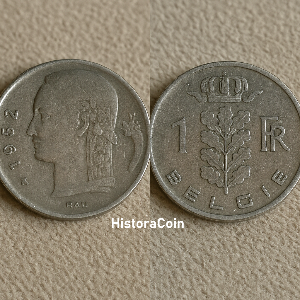 Belgium’s 1952 1 Franc Coin A Symbol of Resilience