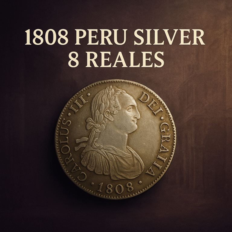 1808 Peru Silver 8 Reales — The Coin of Two Empires