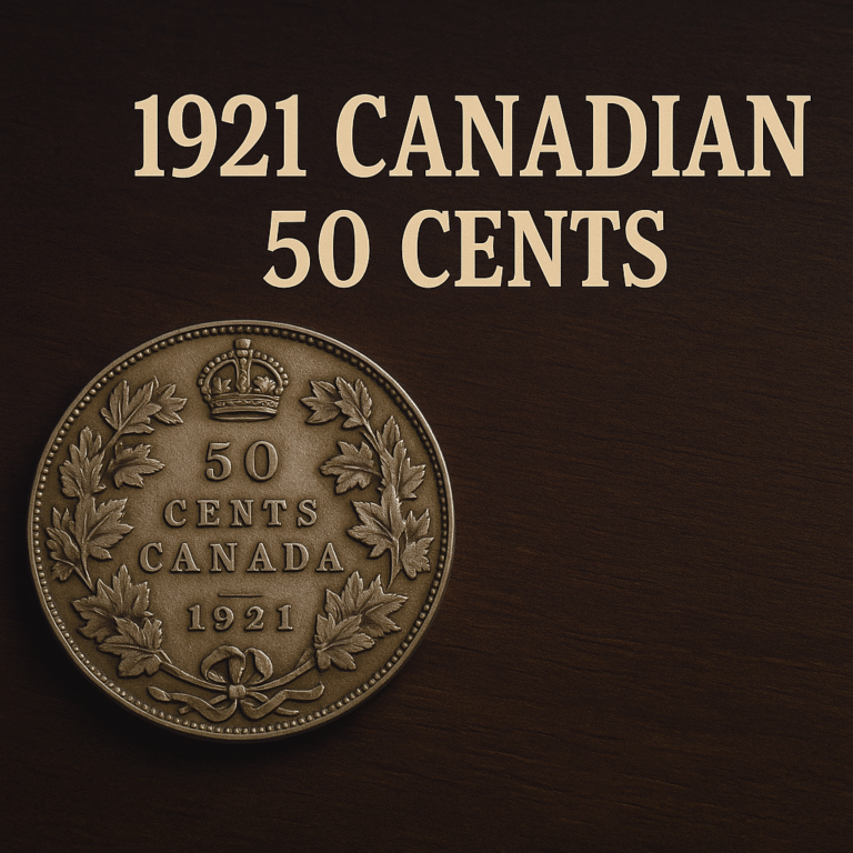 1921 Canadian 50 Cents
