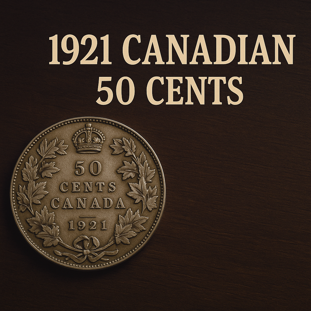 1921 Canadian 50 Cents