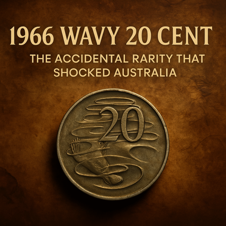 🇦🇺 1966 Wavy 20 Cent — The Accidental Rarity That Shocked Australia