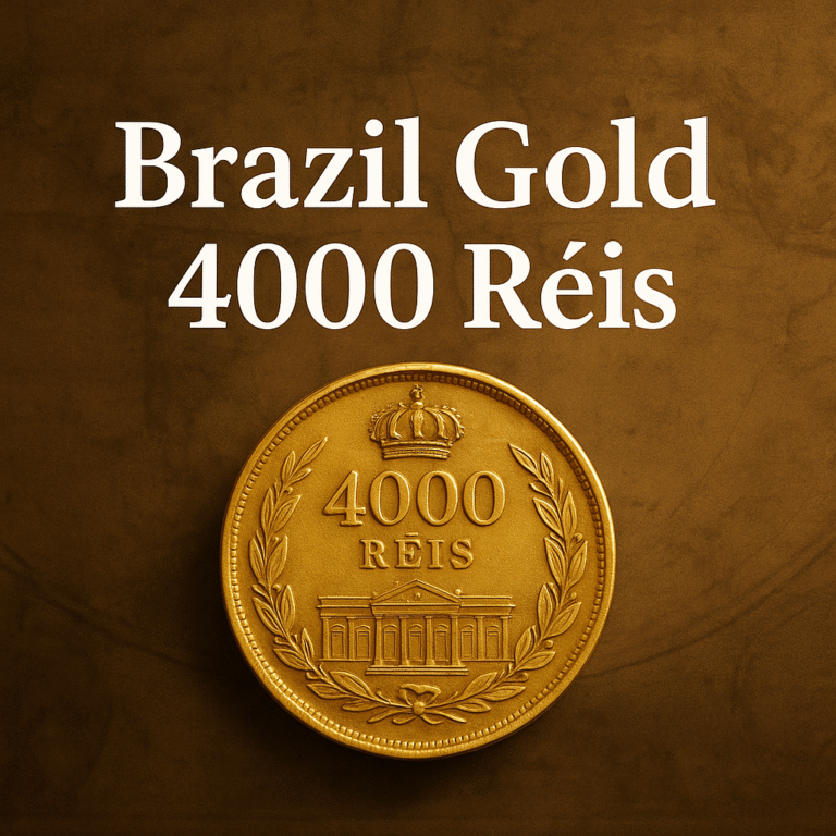 🇧🇷 1822 Brazil Gold 4000 Réis