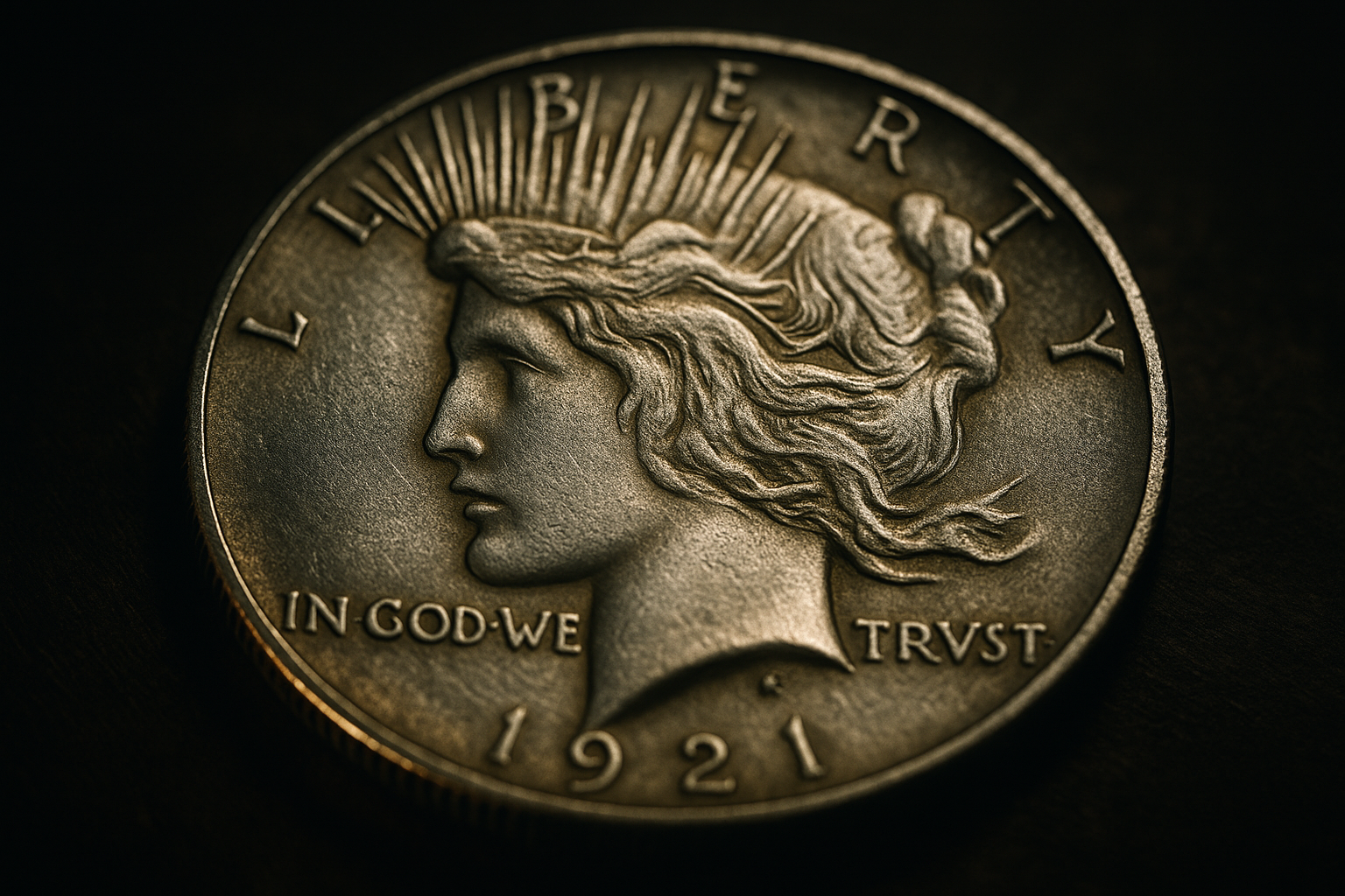 A cinematic composition featuring some of America's most legendary coins