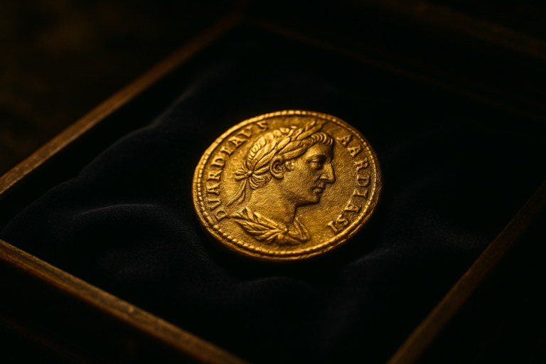 Elite ancient coin created for rulers and royal courts