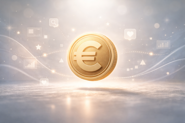 Abstract visual representation explaining the cultural concept behind Misha Coins