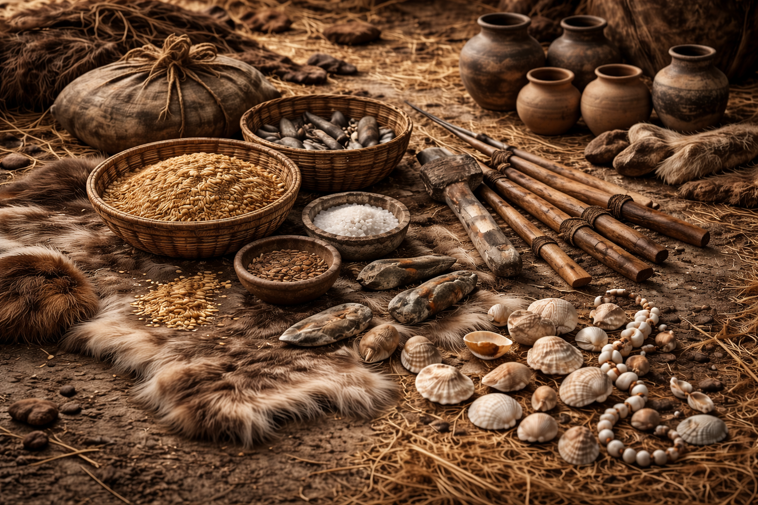 Barter systems used before coins existed