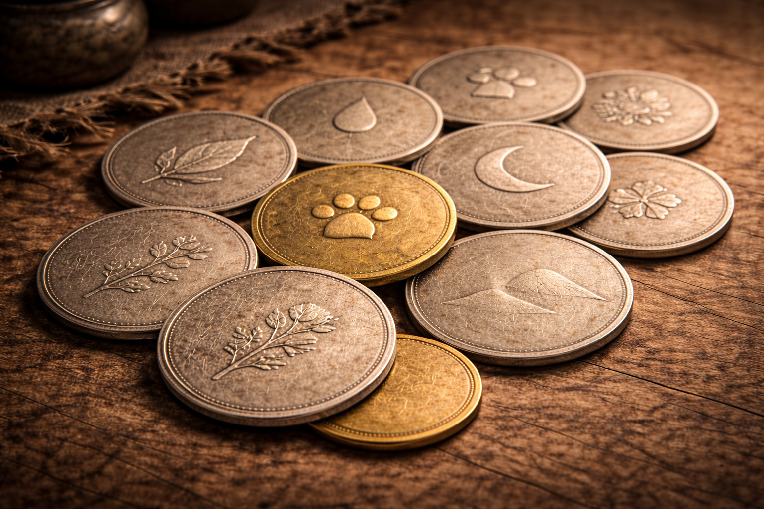 Everyday coins designed for use rather than celebration