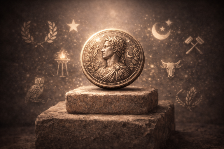 Historical coins representing meaning beyond money