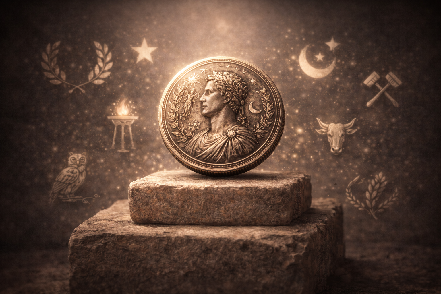 Historical coins representing meaning beyond money