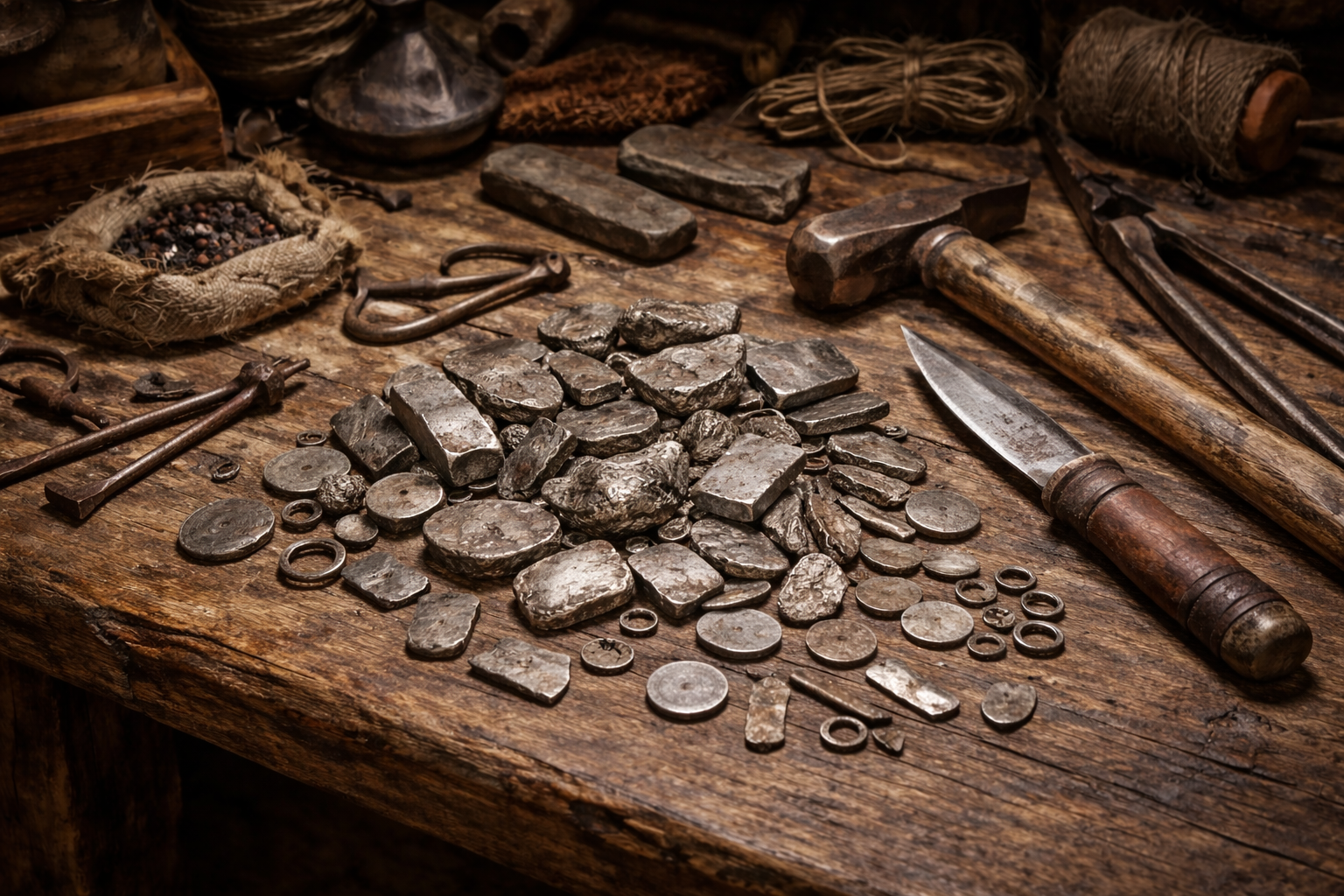 Medieval metal used for payment