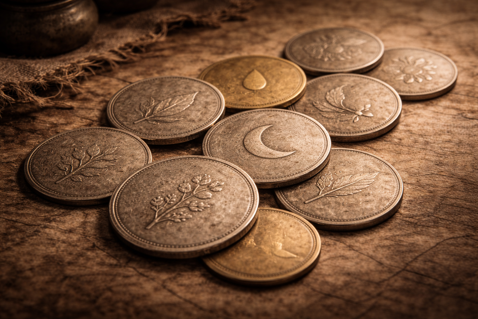 Minimal coin designs that avoid celebration or bold symbolism