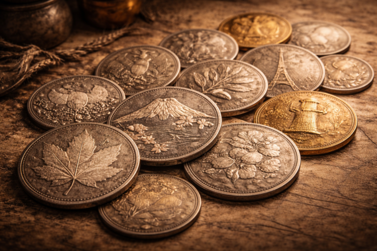 Neutral coin designs reflecting a shift away from strong political symbolism