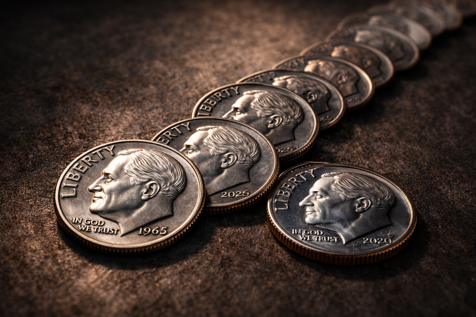 Rising silver prices affecting U.S. coin production in the 1960s