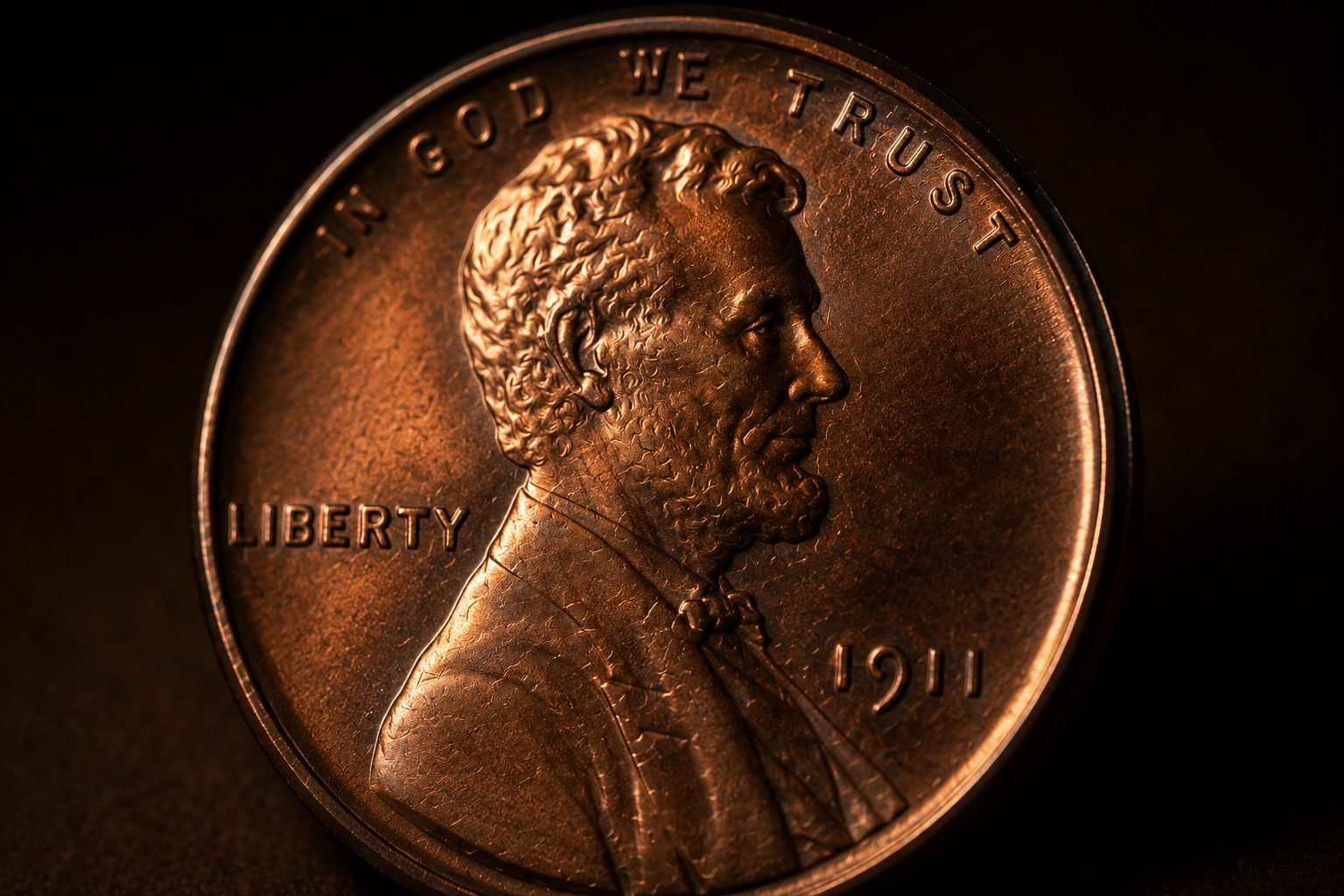 Comparison between the Lincoln Wheat Penny portrait and Victor David Brenner's original Lincoln plaque